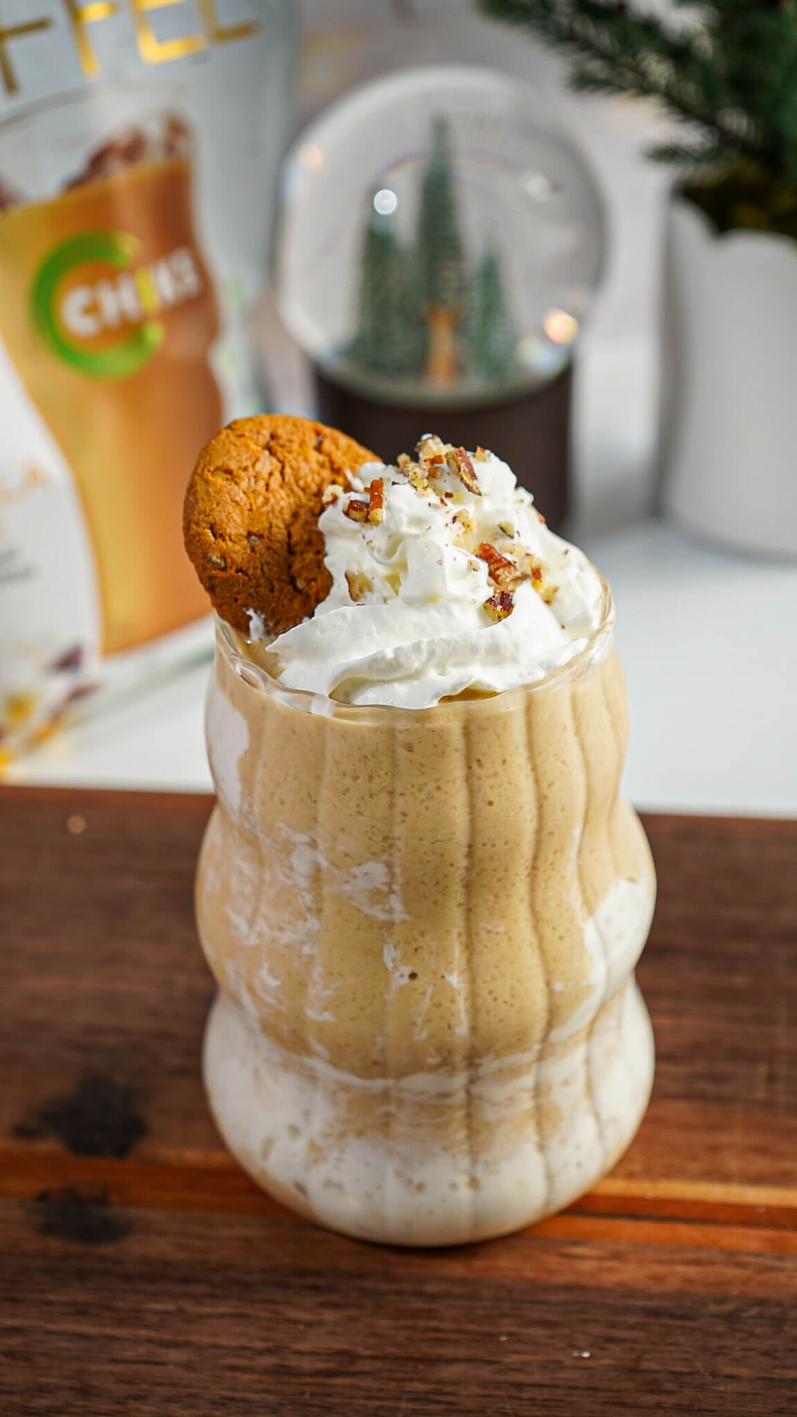 Gingersnap Vanilla Protein Latte