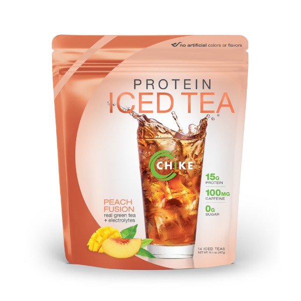 Peach Fusion Protein Iced Tea